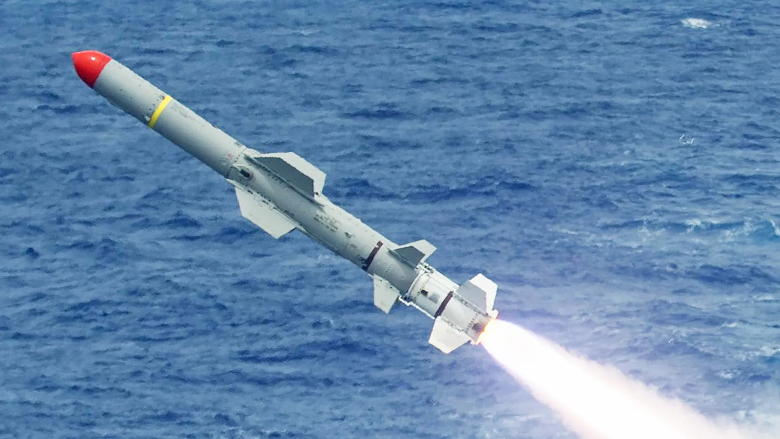 Harpoon anti-ship missiles US military technology